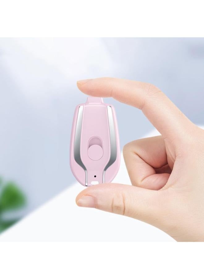 1500mAh Type-C Mini Power Emergency Pod, Keychain Portable Charger, Ultra-Compact External Fast Charging Power Bank Battery Pack, Key Ring Cell Phone Charger  - Image 4