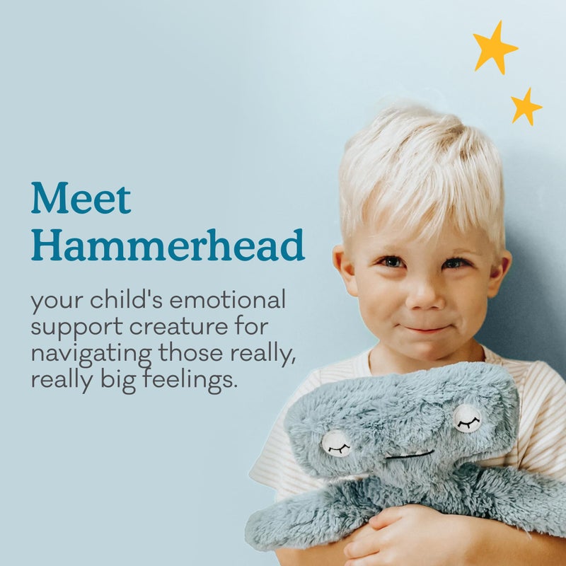 Slumberkins 14 Hammerhead Kin 2 Board Books Complete Set Bundle Promotes Conflict Resolution Social Skills Responsibility Social Emotional Development Hammerhead Kin Plush 2 Board Books - Image 5