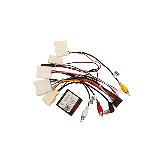 ViaBecs Car Stereo Wiring Harness with Canbus for Toyota Camry RAV4 Corolla Tundra Highlander 2007-2013, Radio Wire Harness Power Cable Support 16PIN Android Head Unit JBL Amplifier Backup Camera SWC - Image 1
