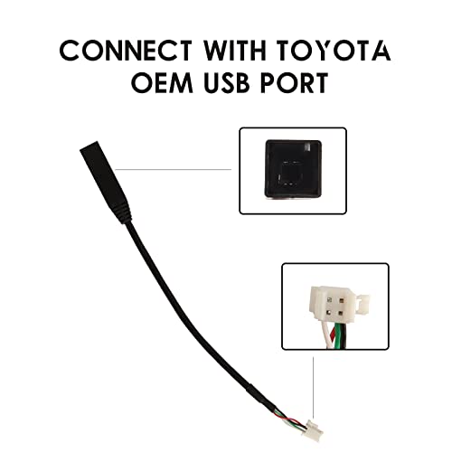 ViaBecs Car Stereo Wiring Harness with Canbus for Toyota Camry RAV4 Corolla Tundra Highlander 2007-2013, Radio Wire Harness Power Cable Support 16PIN Android Head Unit JBL Amplifier Backup Camera SWC - Image 3