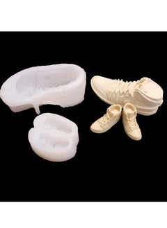Excefore 3D Candle Silicone Mold 2Pcs Shoes Resin Molds Kit Used for Making Candle, Cake Chocolate, Hard Candy in Kitchen Accessories DIY Craft  - Image 4