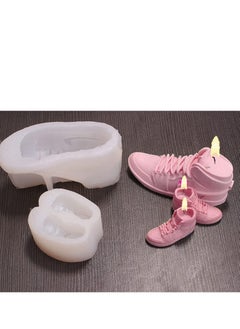 Excefore 3D Candle Silicone Mold 2Pcs Shoes Resin Molds Kit Used for Making Candle, Cake Chocolate, Hard Candy in Kitchen Accessories DIY Craft  - Image 3