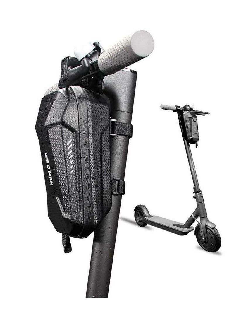 Generic Electric Scooter Front Hanging Storage Bag - Large Capacity Suspension Handlebar Bag Durable EVA for Charger Repair Tool for Xiaomi MI Mijia M365 Sedway Ninebot ES ES1/ES2/ES3/ES4 (3L)  - Image 1
