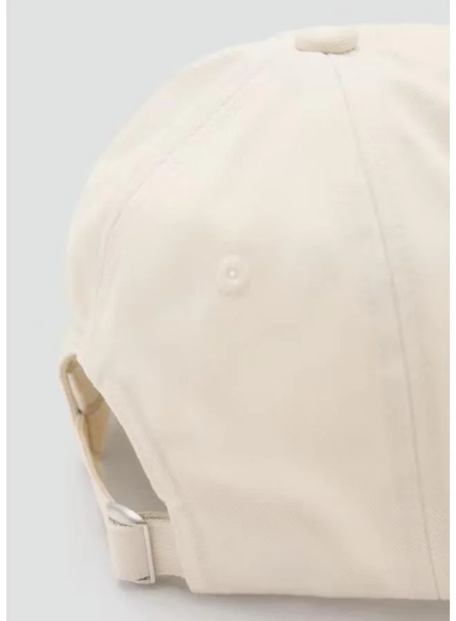 Mango Man 02-OFFWHITE Cotton Visor Cap for Men | Best Price UAE