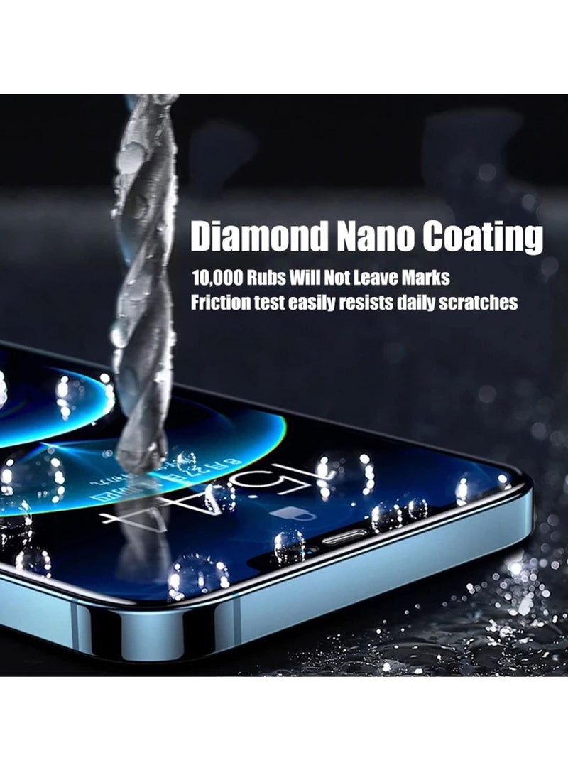 iPhone 14 Max Case Screen Protector Tempered Glass Protector Clear Transparent Cover - Image 5