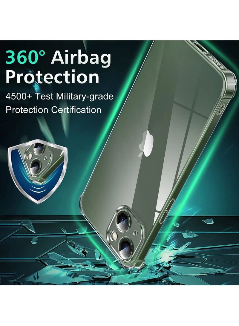 iPhone 14 Max Case Screen Protector Tempered Glass Protector Clear Transparent Cover - Image 3