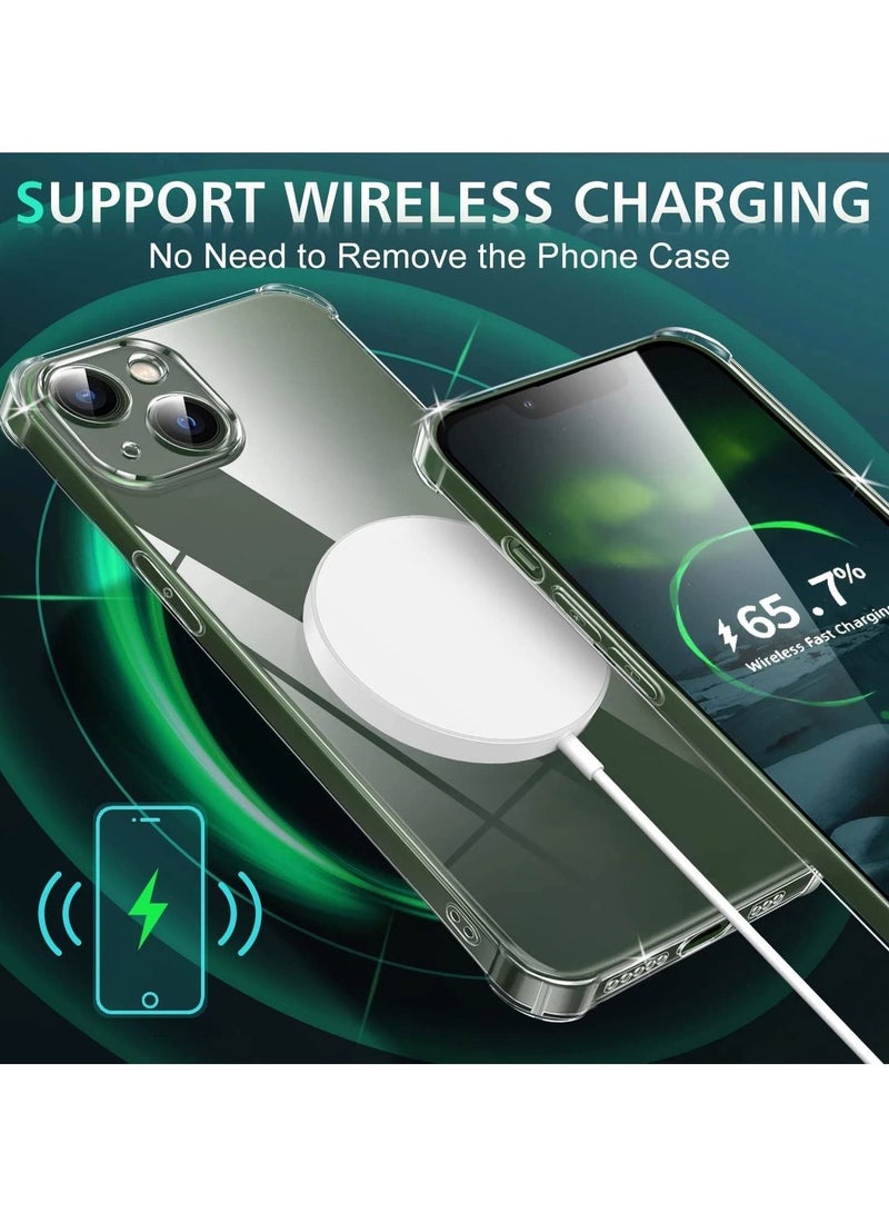 iPhone 14 Max Case Screen Protector Tempered Glass Protector Clear Transparent Cover - Image 4