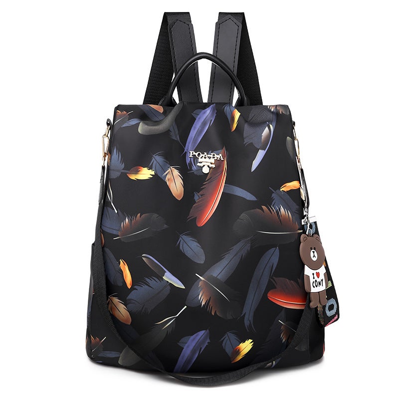 Travel Backpack Women'S Korean Fashion Anti-Theft Schoolbag Women'S Oxford Cloth Bag Backpack Explosions - Image 1