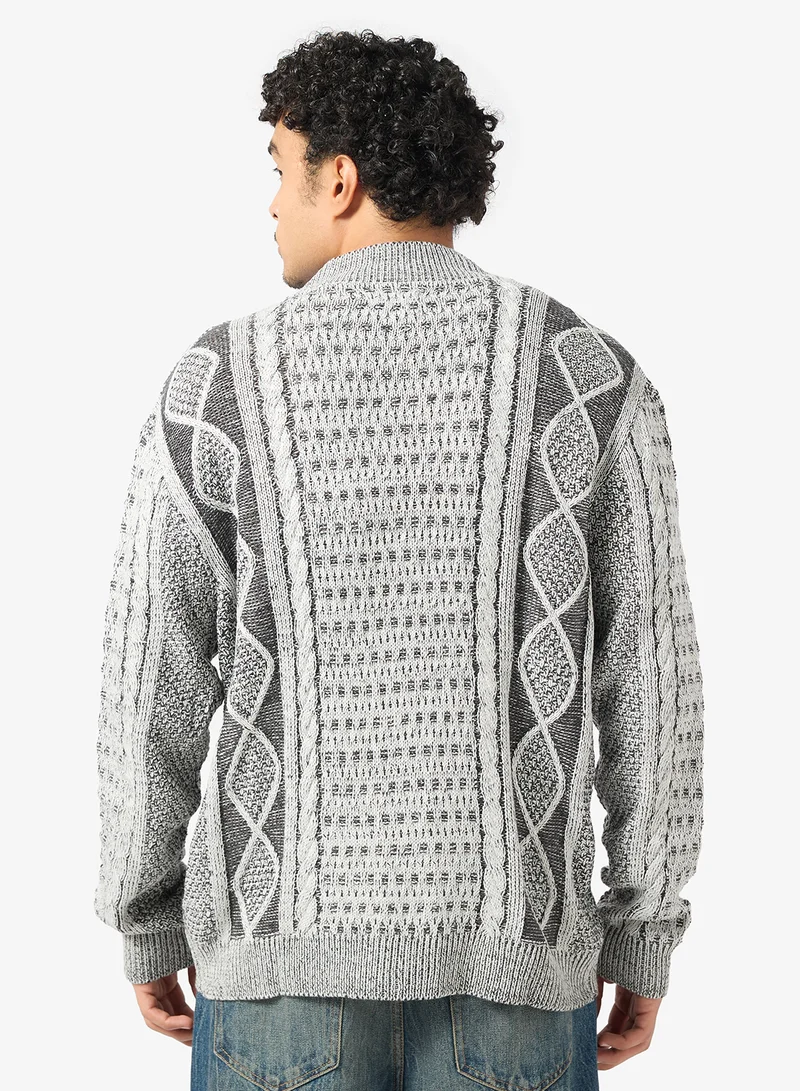 BRAVE SOUL Buttoned Cardigan