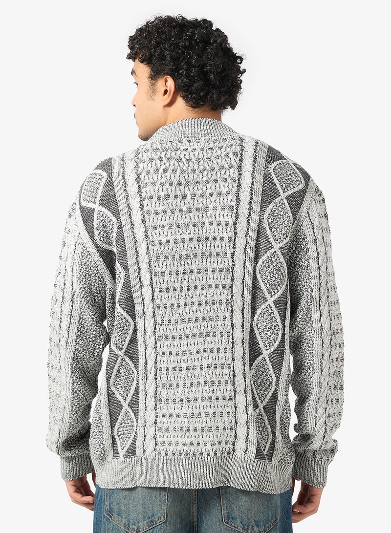 برايف سول كارديجان بأزرار - Image 2