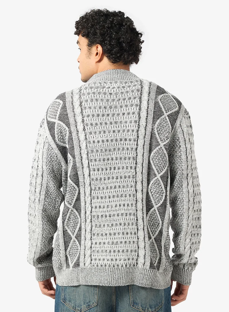 BRAVE SOUL Buttoned Cardigan