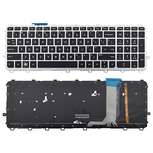SUNMALL Laptop Backlit Keyboard Replacement Compatible with HP Envy 15-J000 15T-J100 15Z-J100 15-Q 15T-Q 17-J 17T-J000 17T-J100 M7-J.Touchsmart M6-N US Layout with Backlight - Image 2