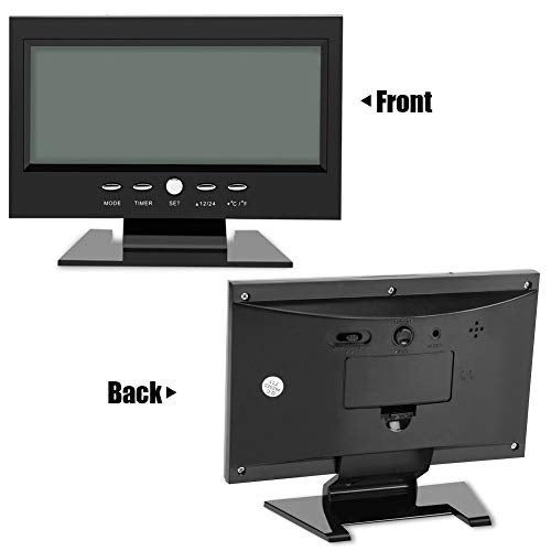 YOSOO ساعة يوسو الرقمية الكبيرة متعددة الوظائف مع شاشة LCD تحكم صوتي - Image 4