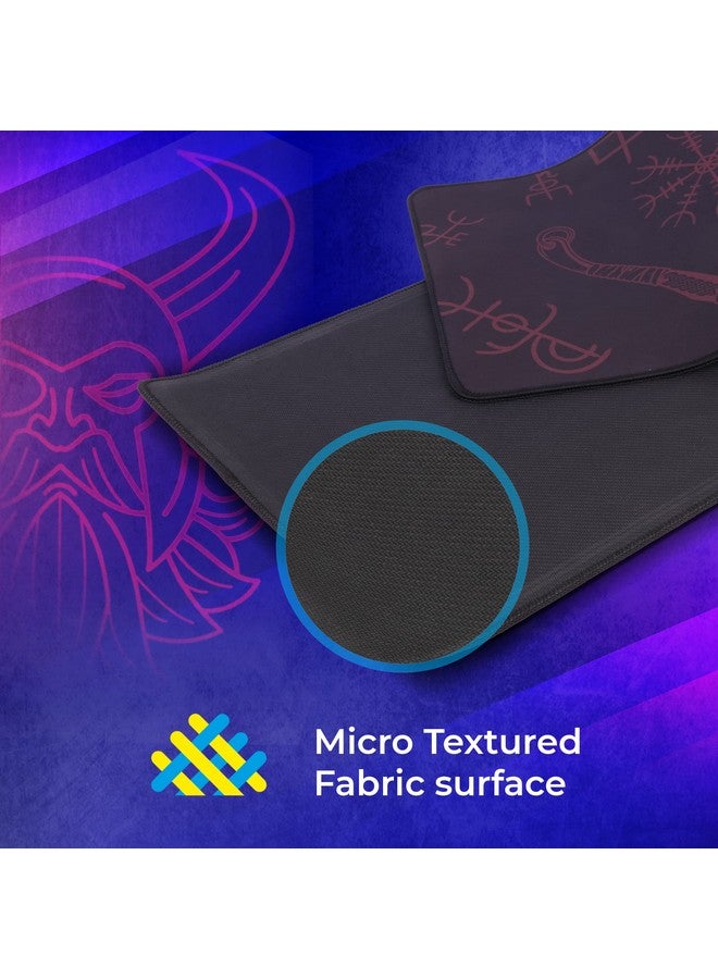 ZEBRONICS Firestorm Gaming Mouse pad for All Mouse sensors with Micro-Textured Fabric Surface, Anti Slip Rubber Base, 800x300mm Size, 4mm Thickness and a Portable roll and go Design - Image 4
