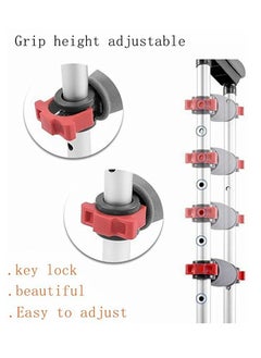 Cool Baby Portable Folding Crutches Aluminum Crutches Suitable for Elderly and Disabled  - Image 3