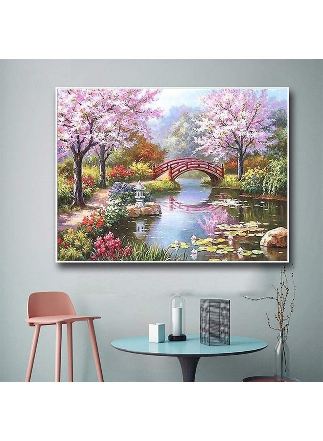 HASTHIP® DIY 5D Diamond Painting by Number Kits Full Drill Rhinestone Embroidery Cross Stitch Pictures Arts Craft, 5D Diamond Painting Kit for Adults & Kids for Home Wall Decor-12x16In - Image 2