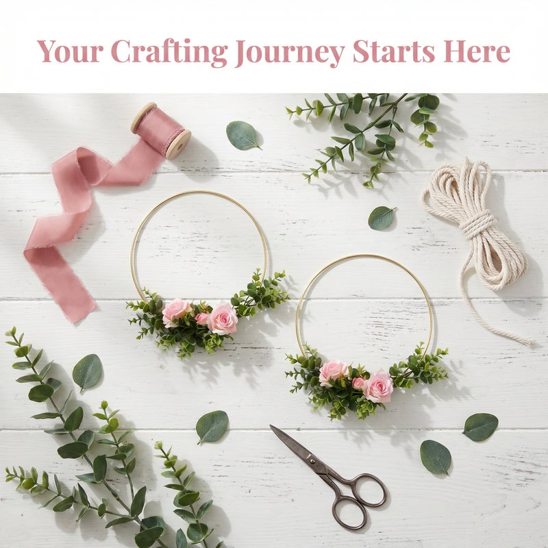 4 Pcs Decorative Circles Dream Catchers Frame Dreamcatcher - Image 4