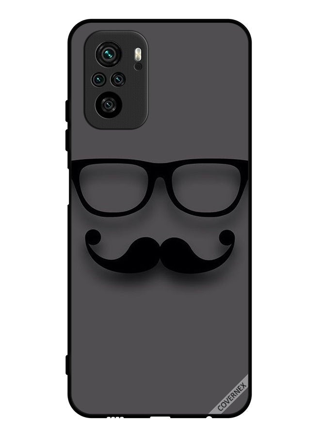 Covernex Protective Case Cover For Poco M5s 4G Glass & Mustache - Image 1