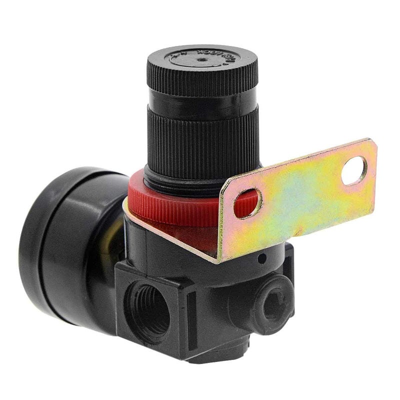 YXQ AR2000 Pneumatic Air Source Compressor 059Kgfcm2 14PT Filter Regulator Valve w Pressure Gauge Install Bracket - Image 5