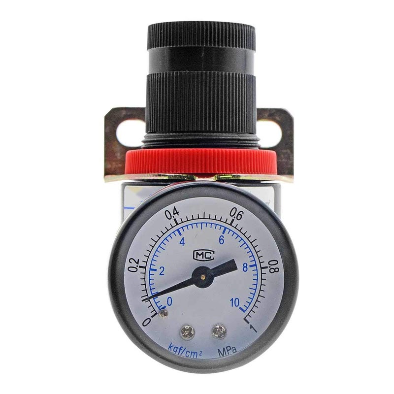 YXQ AR2000 Pneumatic Air Source Compressor 059Kgfcm2 14PT Filter Regulator Valve w Pressure Gauge Install Bracket - Image 3