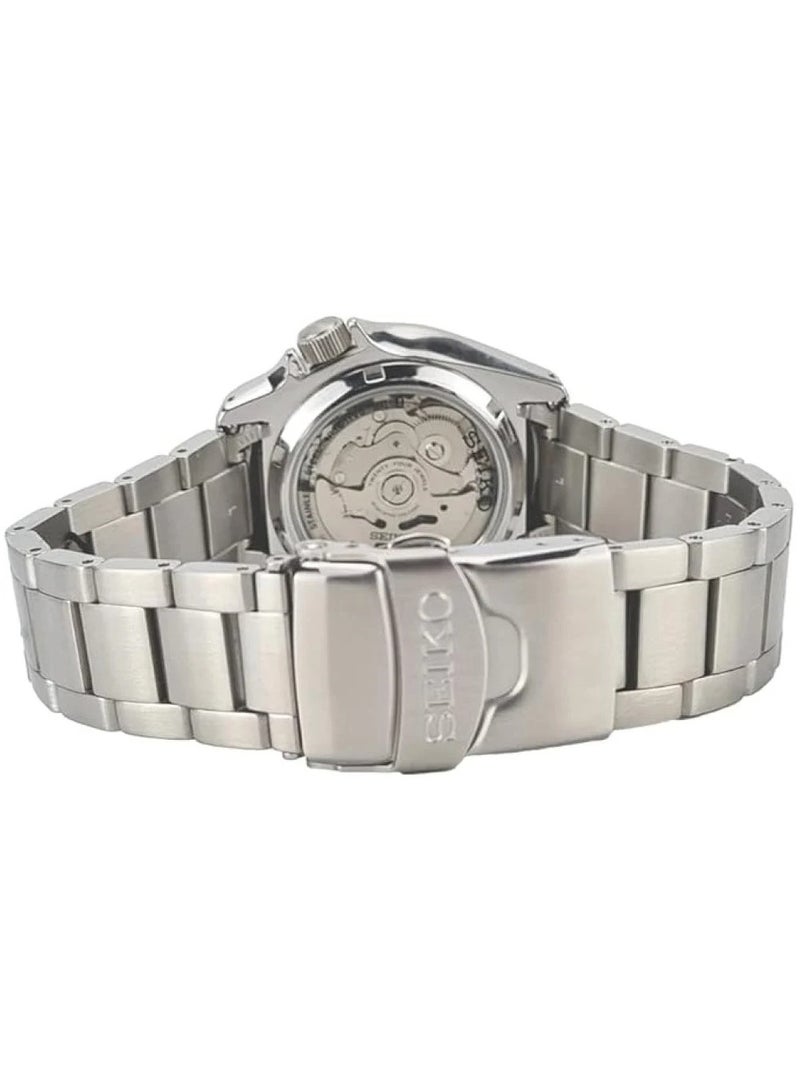 Seiko 5 سبورت SRPH47K1 – ساعة أوتوماتيكية للرجال بأرقام عربية، قرص رمادي، وسوار من الفولاذ المقاوم للصدأ - Image 2