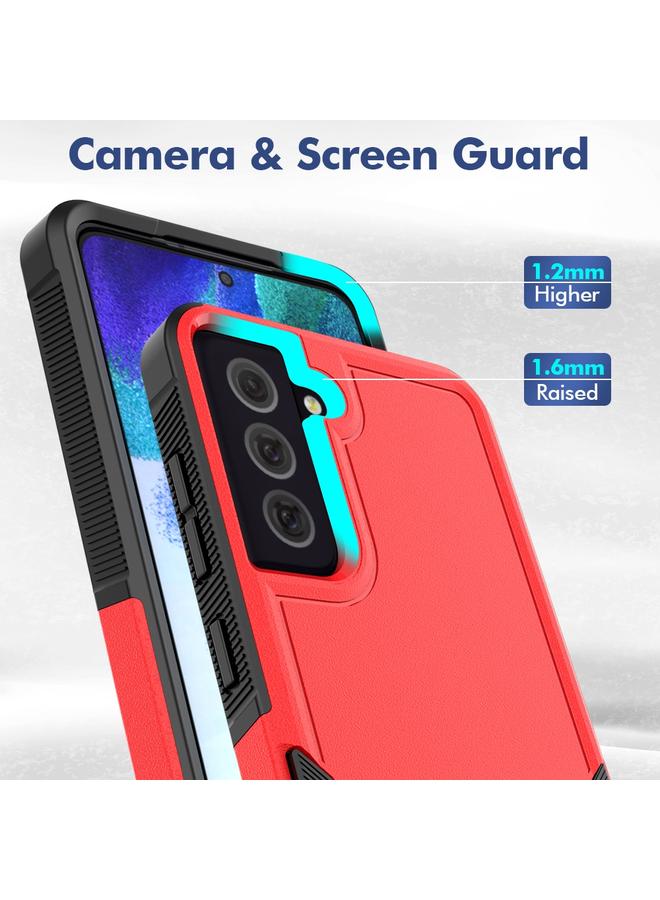 S-TOP Case For Samsung Galaxy S21 FE 5G 2 in 1 PC + TPU Phone Case - Image 5