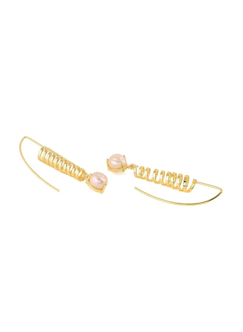Priyaasi Artificial Beads Beaded Contemporary Drop Earrings