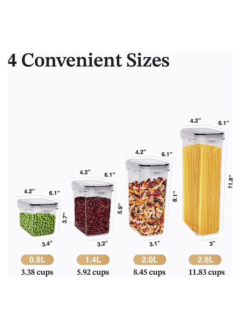 general 16PCS Plastic Airtight Food Storage Container with Lids - Image 2