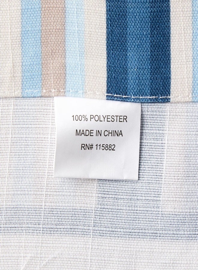 Popular Bath BEAUTIFLY SHOWER CURTAIN ENSEMBLE BLUE - Image 4