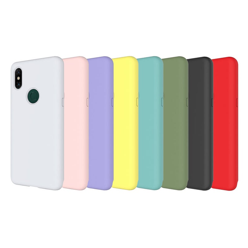 📱 غطاء هاتف سيليكون صلب مقاوم للخدوش كامل الحماية أحمر شاومي مي ٣ - Image 1