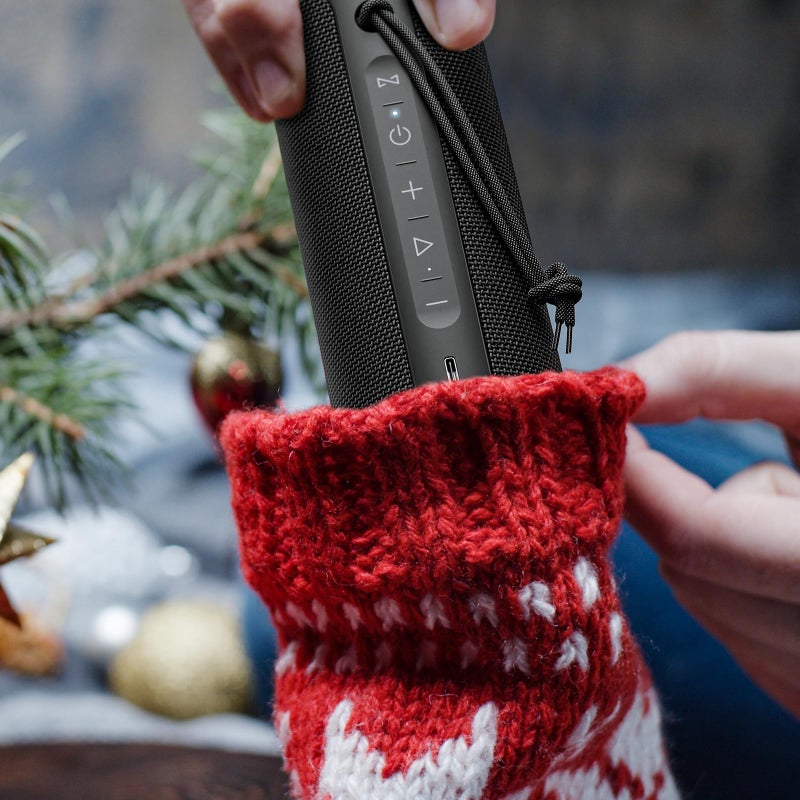 MIATONE Bluetooth Speakers 36W Portable Speaker with Stereo Sound Bass, Bluetooth 5.3 Wireless USB Type C Outdoor, 5000mAh 24H Playtime IPX7 Waterproof, Boy Friend Gifts for him (Black) - Image 5