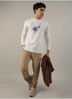 American Eagle AE Long-Sleeve Logo Graphic Thermal T-Shirt  - Image 1