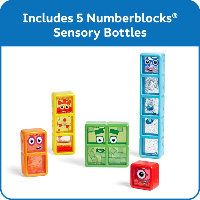 hand2mind Numberblocks One to Five Sensory Bottles, Numbers for Toddlers, Counting Toys, Calming Sensory Fidget Toys, Calm Down Corner Supplies, Social Emotional Learning, Birthday Gifts for Kids - Image 2