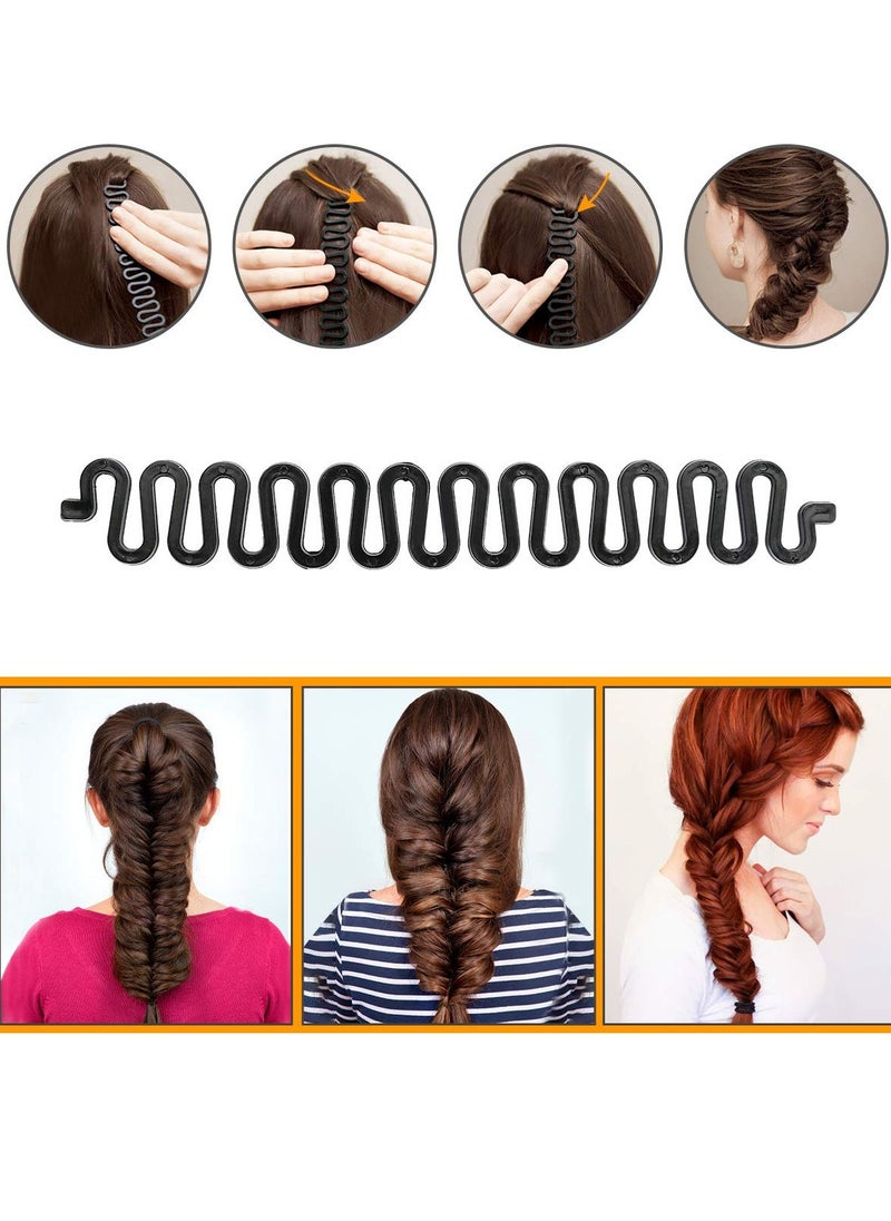 Daytoyz Hair Styling Set - DIY Hair Braiding Tool Kit with Hair Modelling Accessories for Simple and Fast Spiral Braids  - Image 2