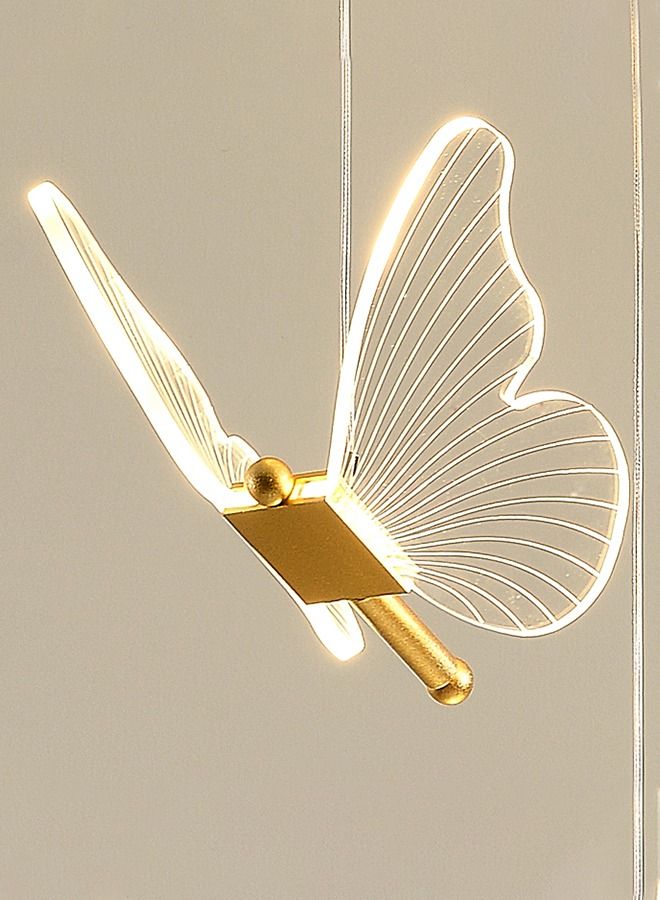 Best Power 6884-1 Acrylic LED Pendant Light Adjustable Height Pendant Light - Unique Butterfly LED Pendant Light for Indoor Lighting for Living Rooms Bedrooms - Image 3