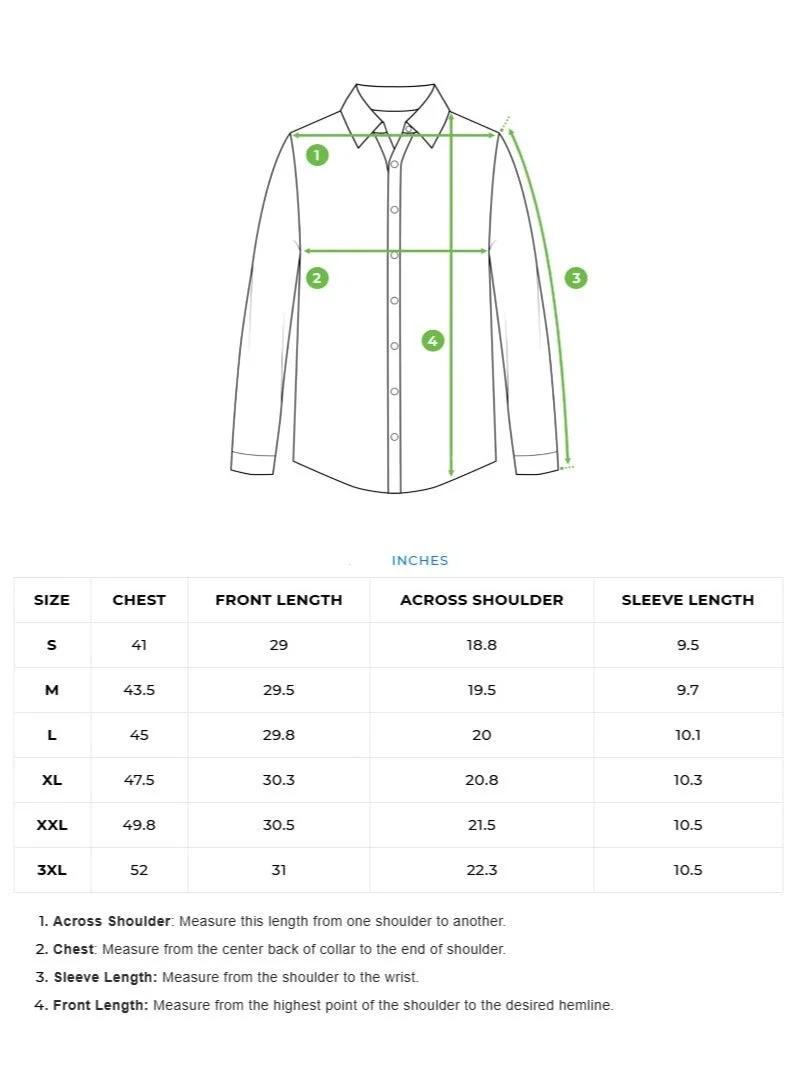 The Bear House  Cotton Shirt for Men | Regular Fit, Long Sleeve, Casual or Formal Button-Down | Soft, Breathable Fabric for Work, Everyday, & All-Season Wear in Stylish for Men | Best Price UAE