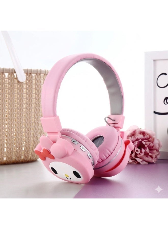 Sanrio Wireless Headphones with "My Melody" Character Design - Image 1
