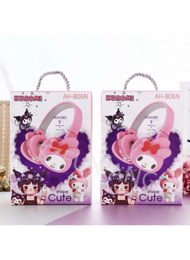 Sanrio Wireless Headphones with "My Melody" Character Design - Image 2