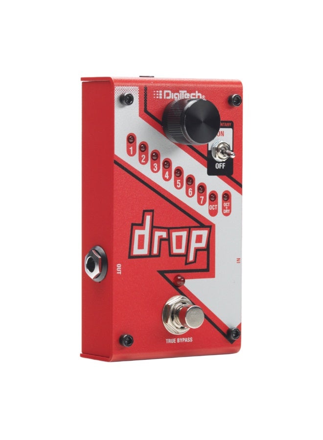 digi-tech DigiTech DROP-V-01 – Whammy Series Polyphonic Drop Tune Pedal | 1 Semitone to Full Octave | Momentary & Latching Mode | True Bypass - Image 5