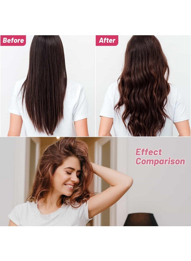 سيليزو مجموعة بكرات شعر جامبو - 24 قطعة مع 12 بكرة كبيرة و12 مشبكًا للشعر الطويل الكثيف (وردي فاقع) - Image 5