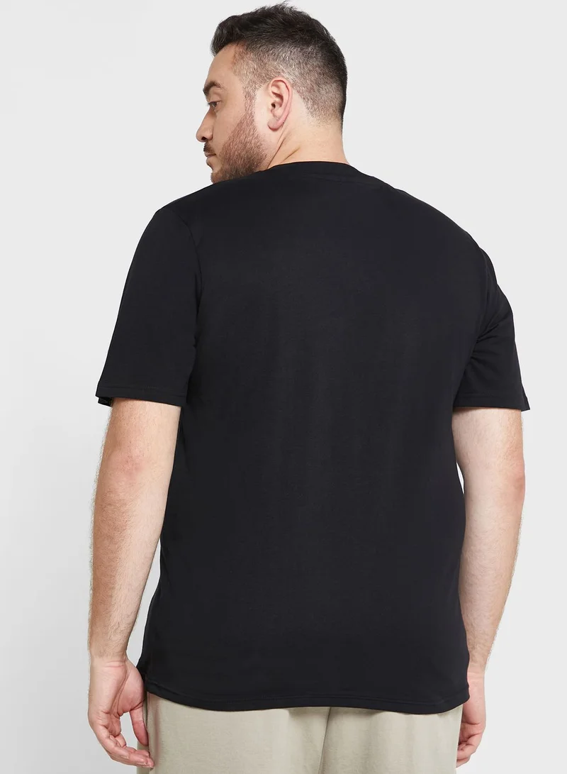 Seventy Five Plus Size V Neck T Shirt