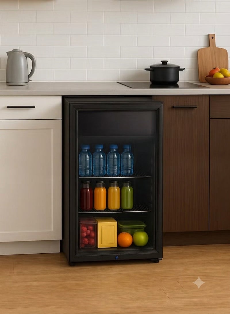 Display Refrigerator - 3 Feet - 85 Liters - Interior Light - Black - DAN230SC - Image 3