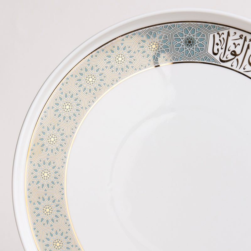 لا ميسا طقم سفرة طعام بورسلان - 16 قطعة - تشكيلة مسك - Image 3