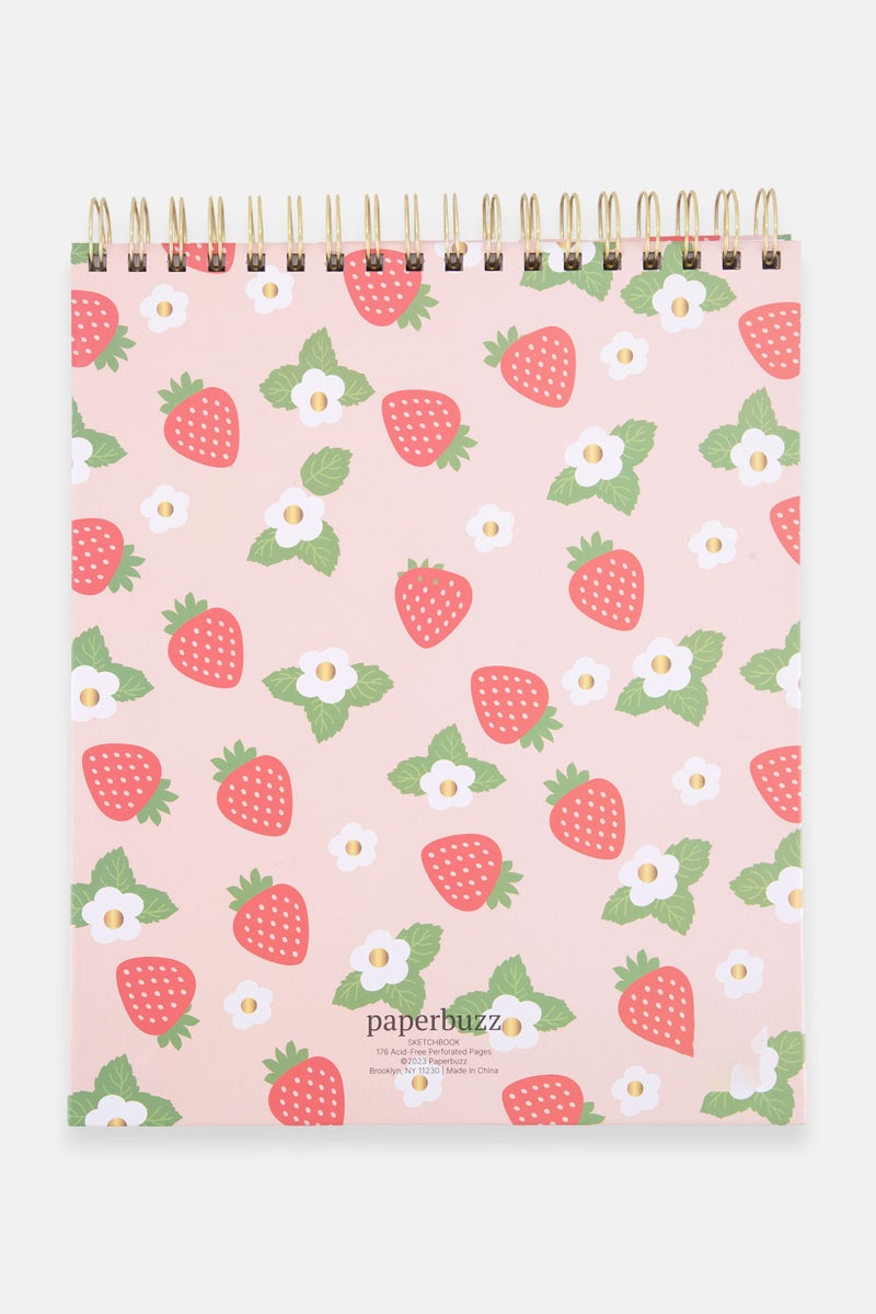 Paperbuzz Personalized Artist Sketchbook, Pink Combo - Image 2