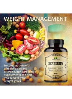 HERBALICIOUS Berberine Supplement 100 Capsules Berberine Hcl Dietary Supplement For Men And Women Non Gmo Berberine 500Mg Ideal For Immune Support Heart Cholesterol Levels  - Image 4