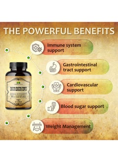 HERBALICIOUS Berberine Supplement 100 Capsules Berberine Hcl Dietary Supplement For Men And Women Non Gmo Berberine 500Mg Ideal For Immune Support Heart Cholesterol Levels  - Image 5