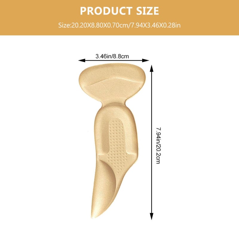 3 أزواج من وسادات الكعب غير القابلة للانزلاق، وسادات الكعب العالي، إسفنج لمنع البثور، حشوات مريحة - Image 3