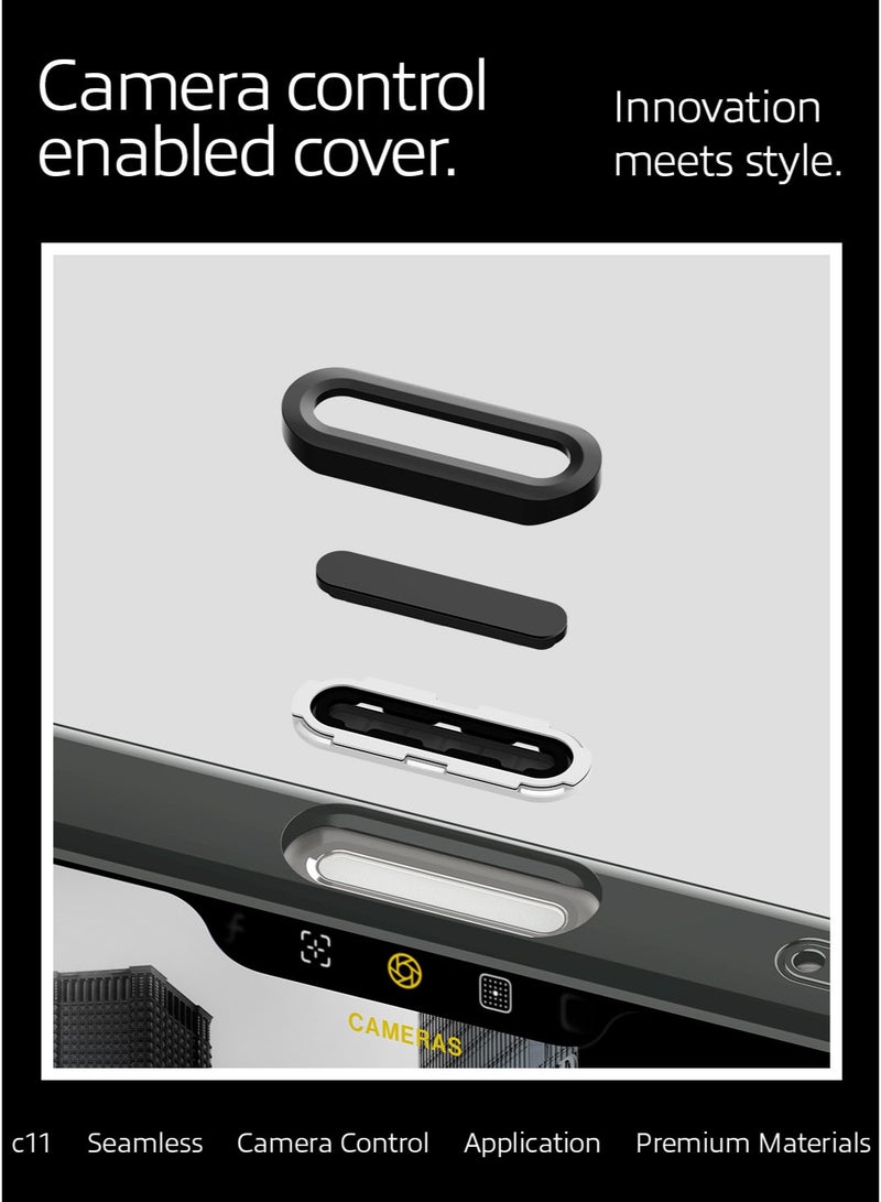 Spigen Ultra Hybrid T MagFit for iPhone 16 Pro MAX Case Cover [Camera Control Button Cover] with MagSafe [3D Spatial Effect with Hexa-Layer Print] - C11 Flâneur  - Image 5