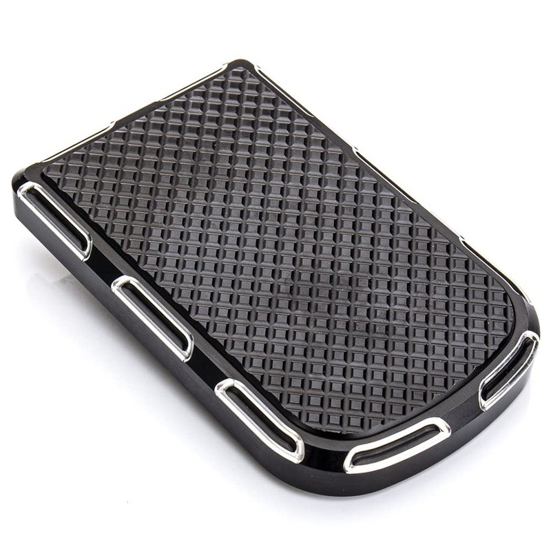 KICRY Brake Pedal Pad Cover Compatible with Harley softail Heritage Springer Fit Fat Boy Deluxe FLSTN Road King FLHR Road Glide FLTR Pads CoverHighlight