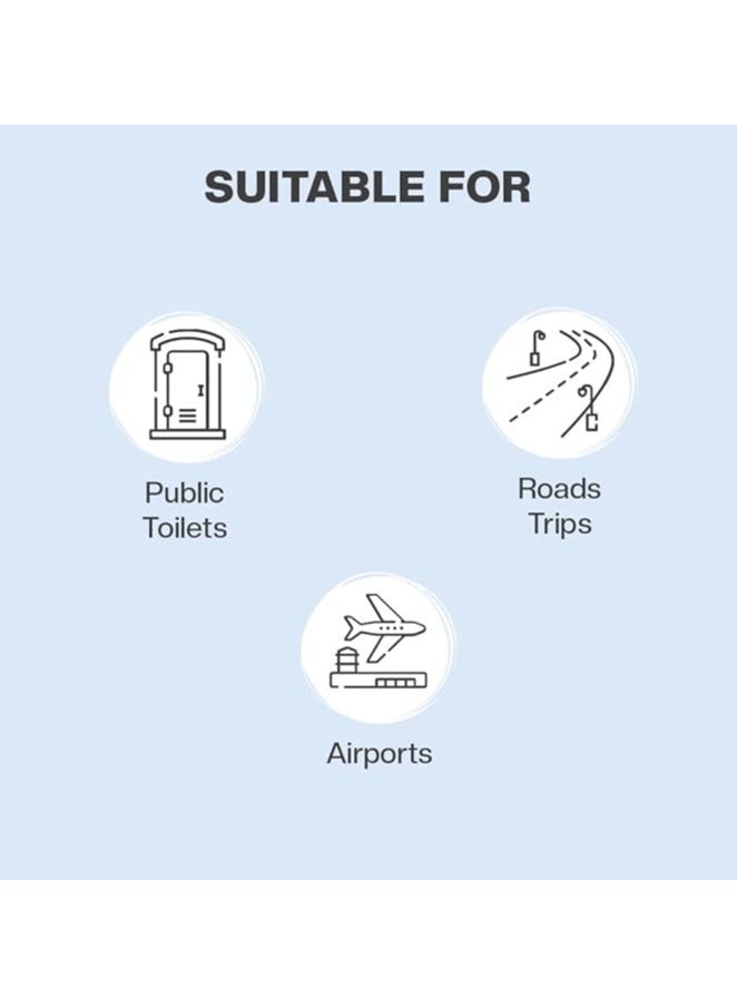 Pee Safe Disposable Toilet Seat Covers | Protects Against Germs | Reduces The Risk Of UTI | For Public Toilets | Travel-Friendly | Environment Friendly | Pack Of 10 - Image 5